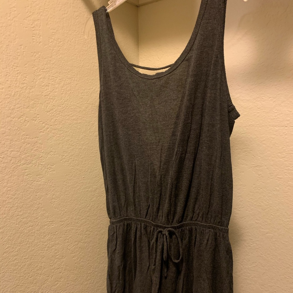 Casual gray romper